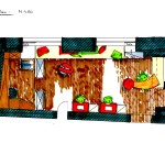 Lokal Grundriss farbig