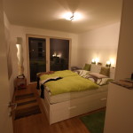 fertiges Schlafzimmer