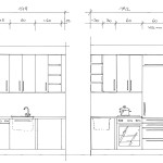 Plan- Ansichten Küche