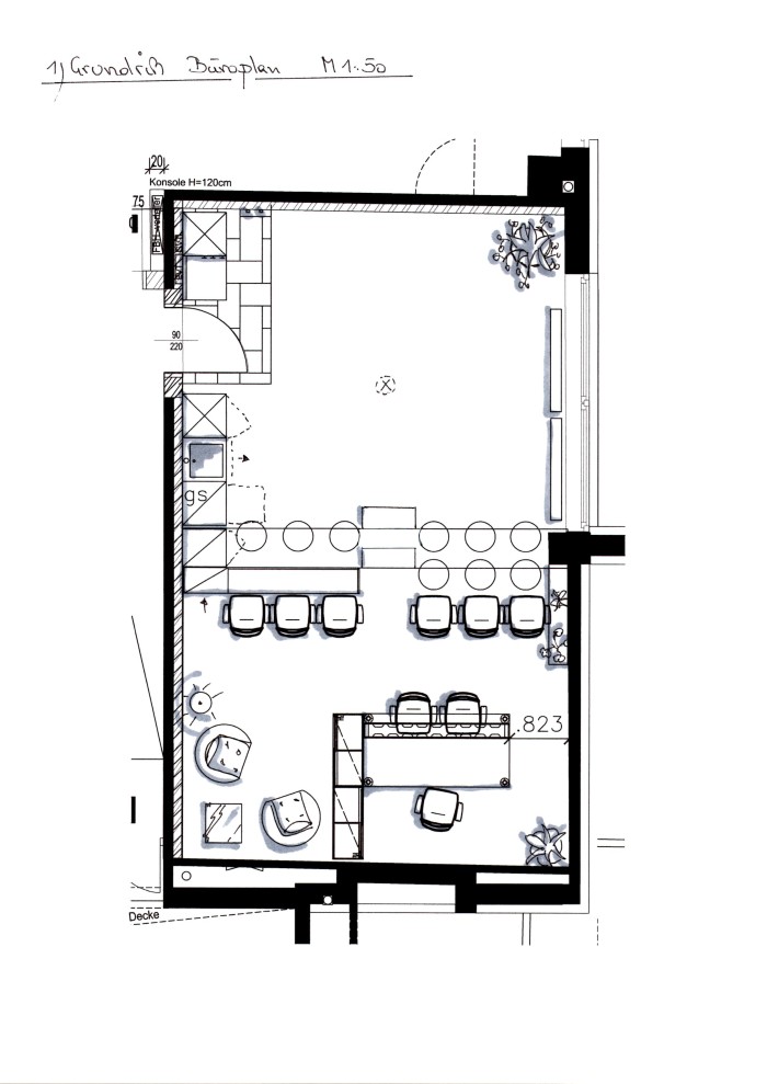 Grundriss für Seminar